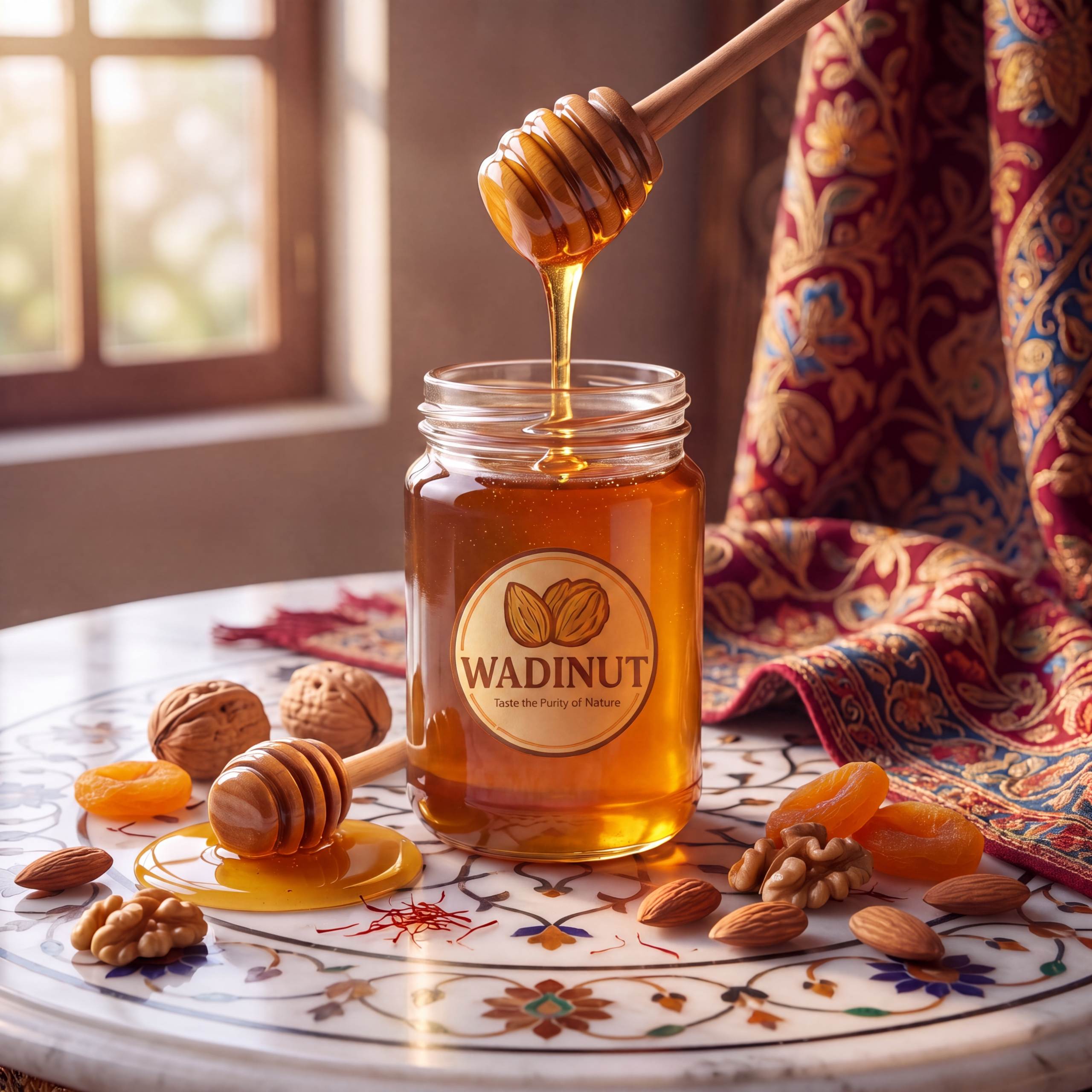 Kashmiri acacia honey jar