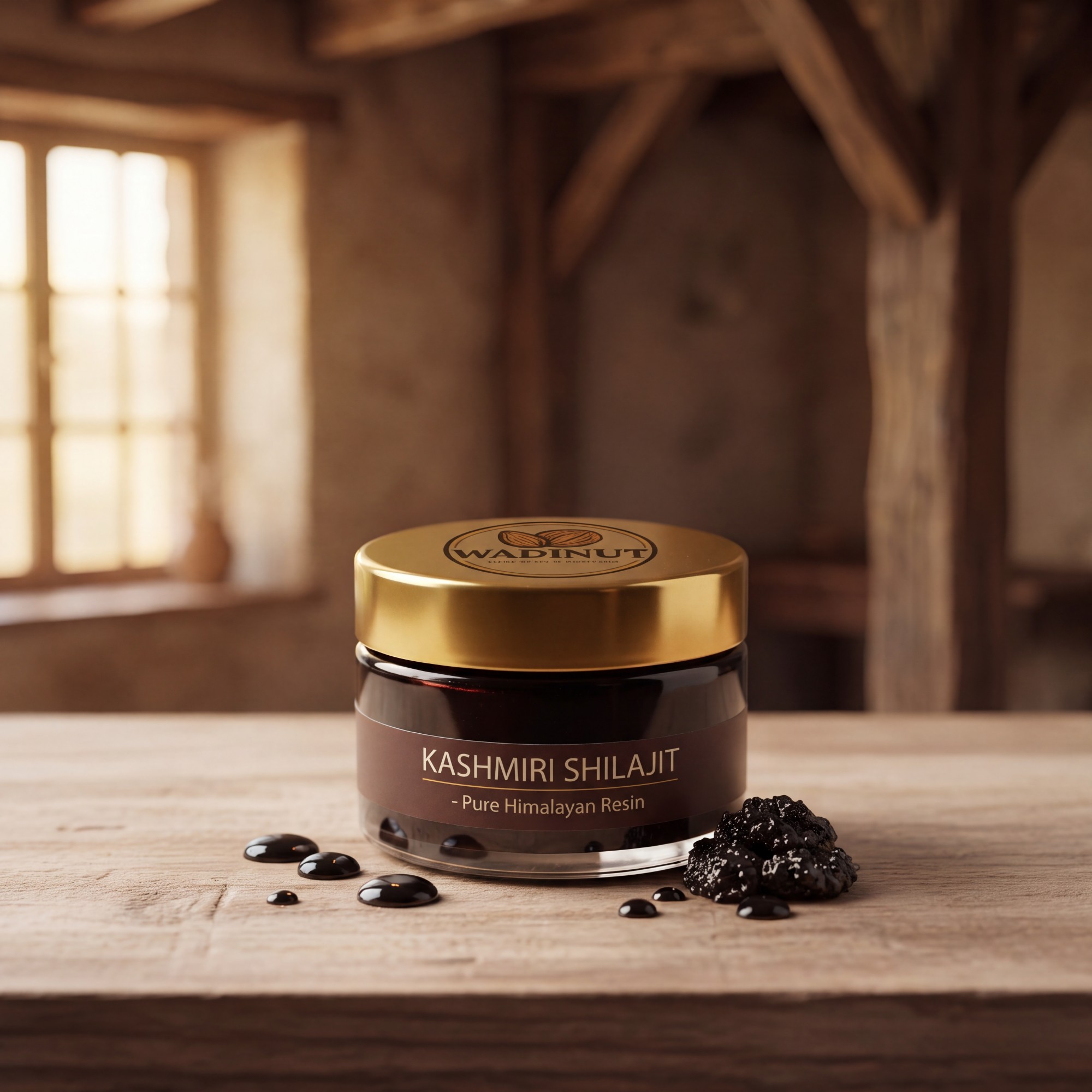 Kashmiri shilajit jar